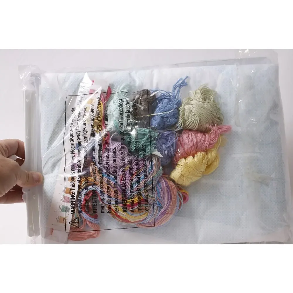 Zoo Alphabet Quilt Stamped Cross Stitch Kit by Dimensions ~ 260622-WH 1247